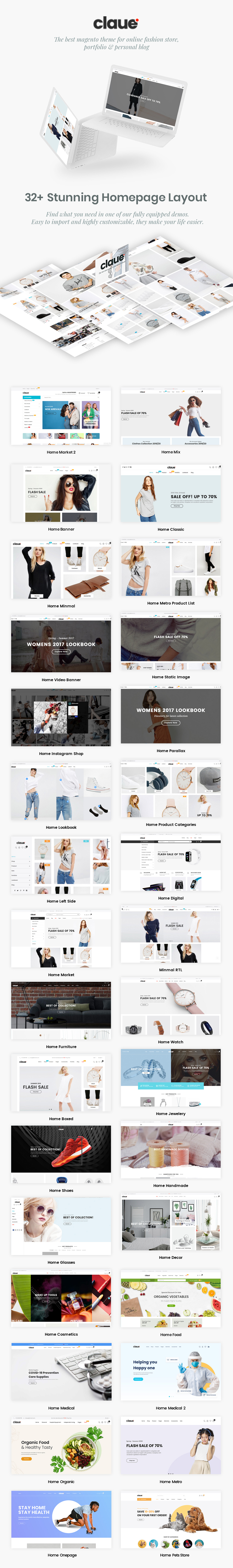 Claue - Clean and Minimal Magento Theme - 5