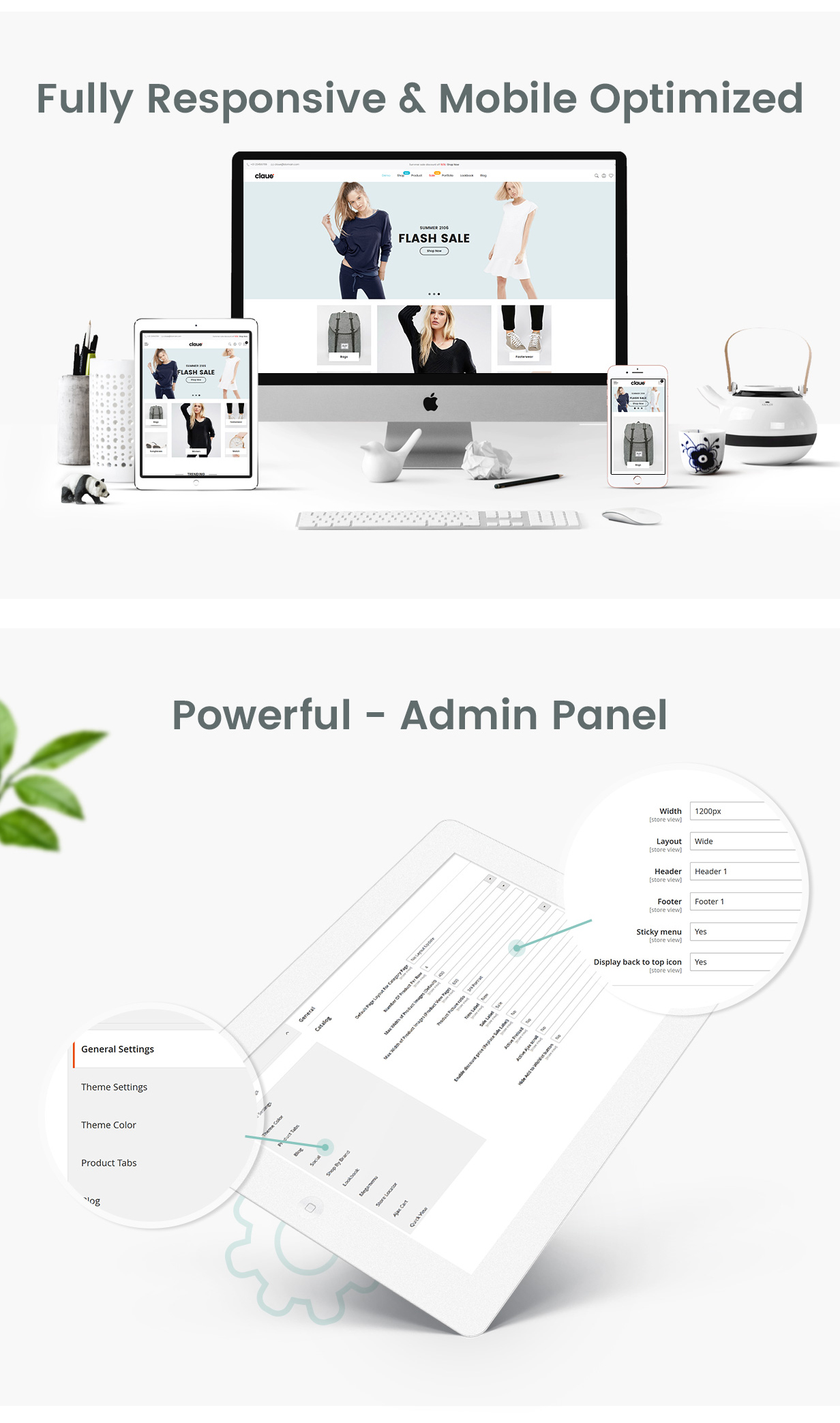 Claue - Clean and Minimal Magento Theme - 9